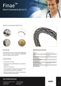 Stent Coronario de Co-Cr