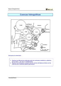 Cuencas hidrográficas - Apuntes de Geografía