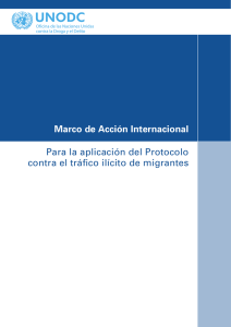 Marco der Accion Internacional - United Nations Office on Drugs and
