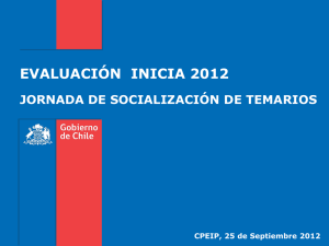 Evaluación Inicia - Ministerio de Educación de Chile