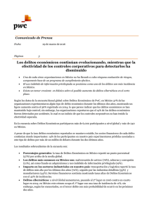 Los delitos económicos continúan evolucionando, mientras