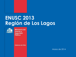 ENUSC 2013 Región de Los Lagos - Subsecretaría de Prevención