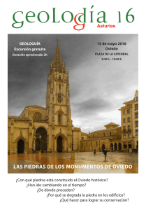 Las piedras de los monumentos de Oviedo