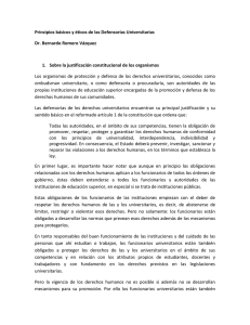 UAQ Dr. Bernardo Romero Vázquez - Defensoria de los Derechos
