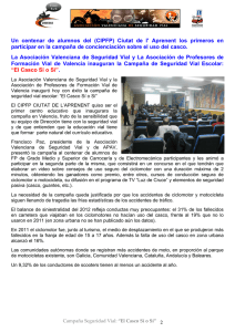 Un centenar de alumnos del (CIPFP) Ciutat de l` Aprenent los