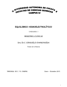 equilibrio hidroelectrolítico