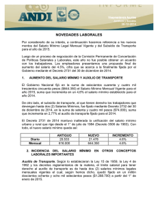 Novedades Laborales Diciembre 2014