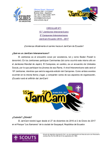 CIRCULAR Nº1 15 º Jamboree Interamericano 2º Camporee
