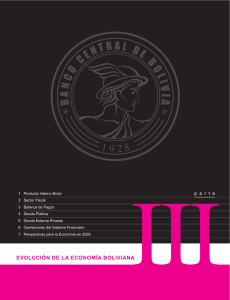 evolución de la economía boliviana
