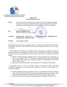 DGGM-028-2014-UCYC - Autoridad Marítima de Panamá