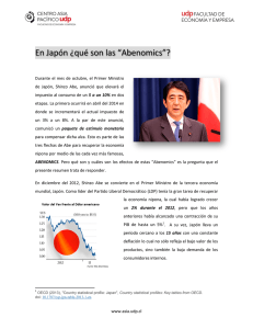 En Japón ¿qué son las “Abenomics”?