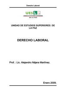 derecho laboral