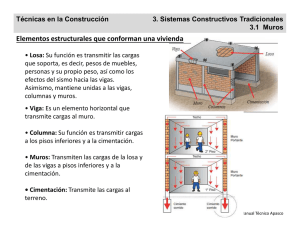 Muros - T&eacute;cnicas en la Construcci&oacute;n