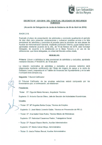 Page 1 AYUNTAMIENTO DE San Sebastián delos Reyes