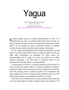 l pueblo indígena yagua se encuentra mayoritariamente en Perú, en