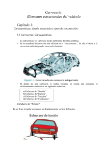 Carrocería: Elementos estructurales del vehículo Capítulo 1: