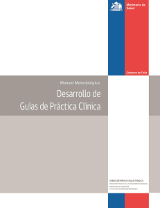 Manual Metodológico Desarrollo de Guías de Práctica Clínica