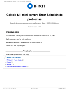 Samsung Galaxy SIII Mini Camera Failed Troubleshooting