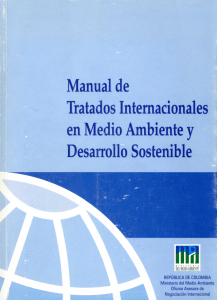Manual de Tratados Internacionales en Medio Ambiente y