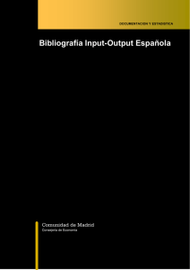 Bibliografía Input-Output Española