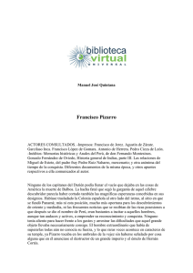 Francisco Pizarro - Biblioteca Virtual Universal