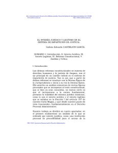 EL INTERÉS JURÍDICO Y LEGÍTIMO EN EL SISTEMA DE