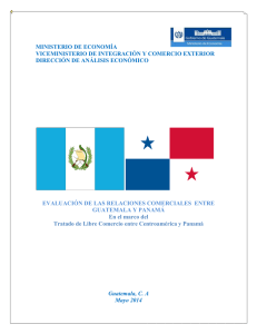 Evaluación de las Relaciones Comerciales entre Guatemala y