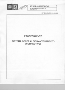 procedimiento sistema general de mantenimiento (correctivo)