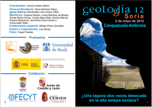 Conquezuela-Ambrona - Sociedad Geológica de España
