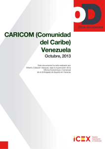 Informe CARICOM 2013 Final - ICEX España Exportación e