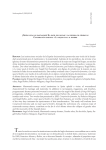 resumen: Las instituciones sociales de la España decimonónica