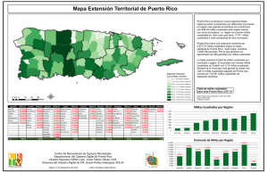 Mapa Extensi&oacute;n Territorial de Puerto Rico