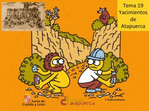 Tema 19 Yacimientos de Atapuerca