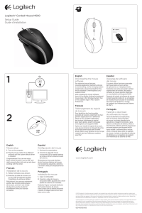 Logitech® Corded Mouse M500 Setup Guide Guide d`installation