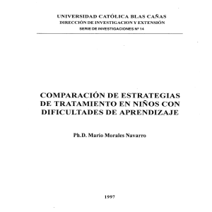 comparación de estrategias de tratamiento en