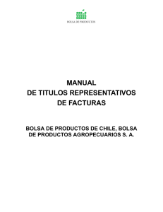 Manual de Títulos Representativos de Facturas