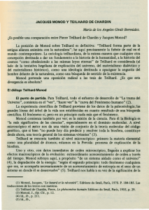 Jacques Monod y Theilard de Chardin, Ma. De los Ángeles Giralt