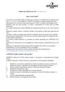 Política de cookies de la web www.amnesia.es ¿Qué es una cookie