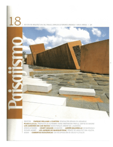 i revista de arquitectura del paisaje, espacios exteriores urbanos y