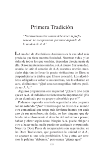 Doce Tradiciones - Primera Tradición - (pp. 125-127)