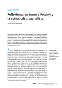 Reflexiones en torno a Polanyi y la actual crisis capitalista