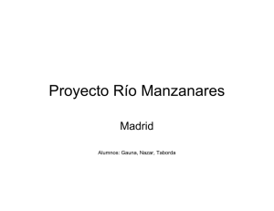 Proyecto Río Manzanares