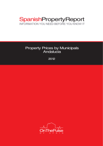 Property Prices by Municipals - Andalucia