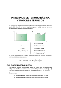 principios de termodinámica y motores térmicos