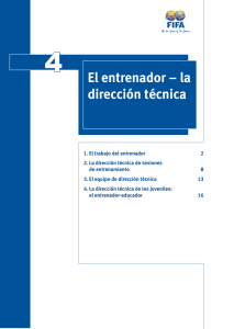 El entrenador – la dirección técnica