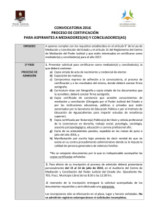 (as) / Conciliadores - Poder Judicial de Estado de Aguascalientes