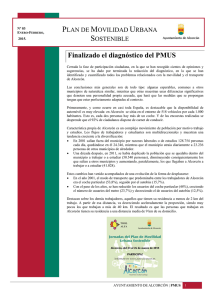 Finalizado el diagnóstico del PMUS