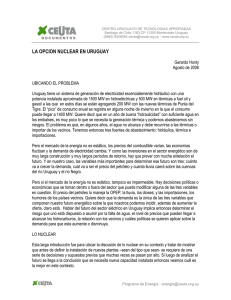 la opcion nuclear en uruguay