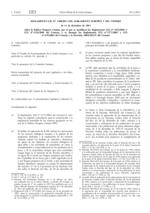 Reglamento (UE) no 1380/2013 del Parlamento