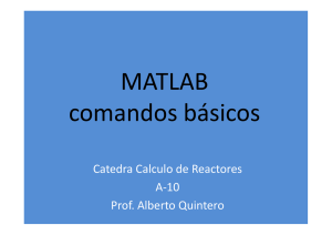 Primera Clase de Matlab